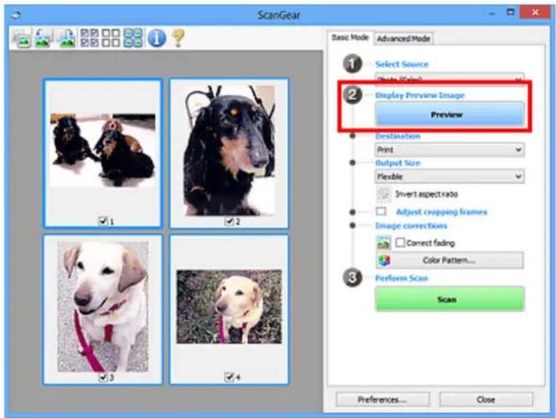 CANON Maxify MB2120 - Click Preview. - 1