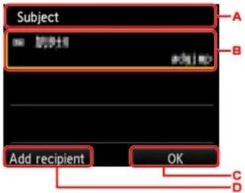 CANON Maxify MB2120 - Perform mail sending settings. - 1