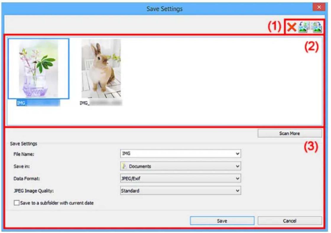 CANON Maxify MB2120 - Save Settings Dialog Box - 1