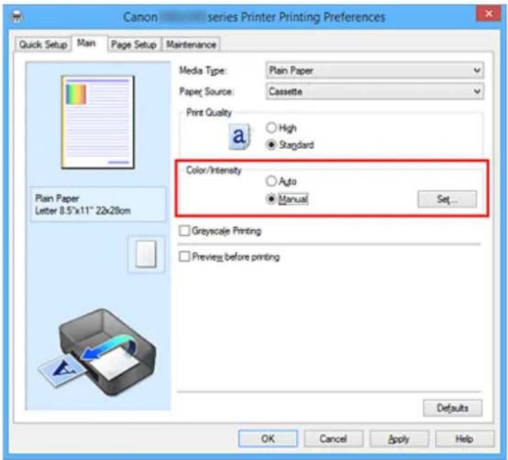 CANON Maxify MB2120 - Specifying Color Correction - 1
