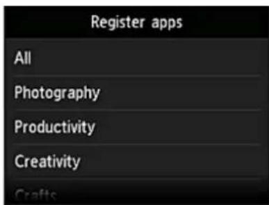 CANON Maxify MB2120 - Add apps - 4
