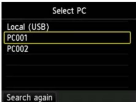 CANON Maxify MB2120 - Forwarding Scanned Data to Computer Using Operation Panel - 3