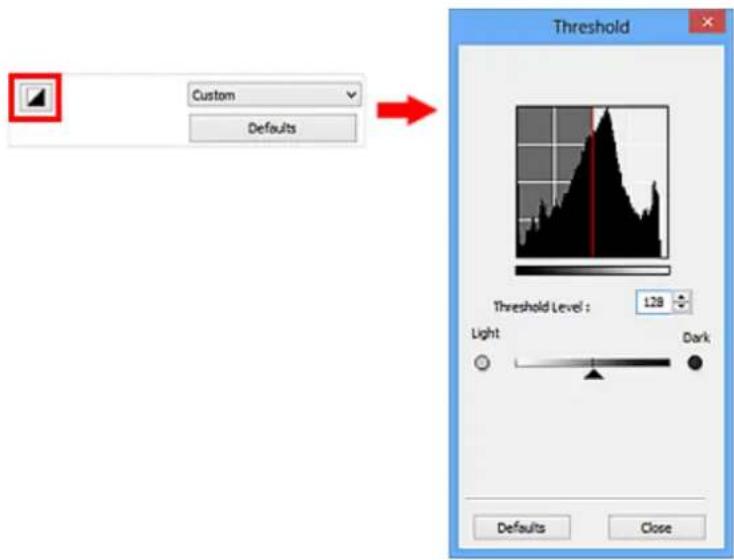 CANON Maxify MB2120 - Setting Threshold - 1