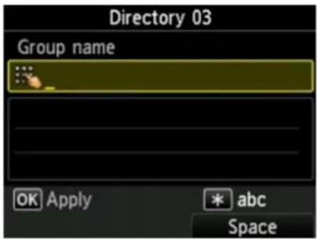 CANON Maxify MB2120 - Select Group dial, and then press OK button. - 1