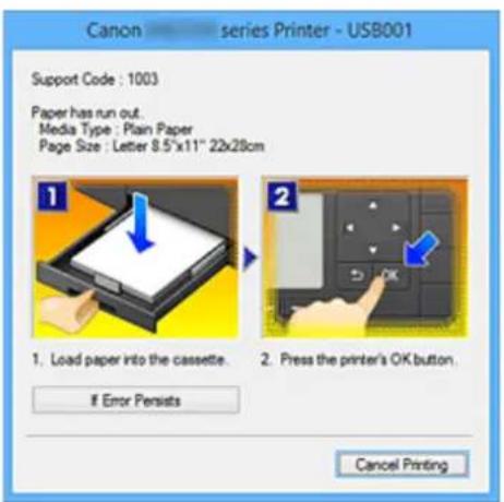 CANON Maxify MB2120 - When Errors Occur - 1
