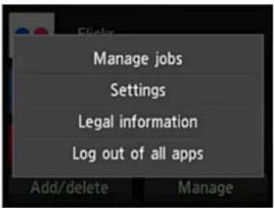 CANON Maxify MB2120 - Manage button - 1