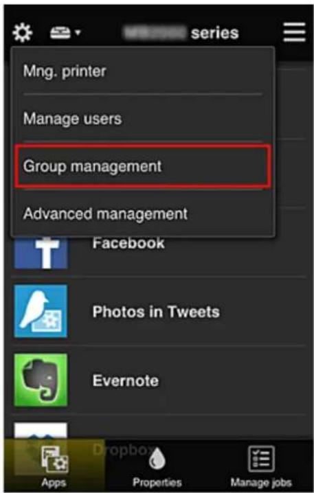 CANON Maxify MB2120 - elect Group management - 1