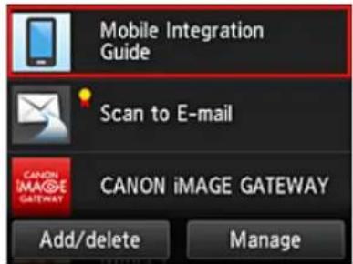 CANON Maxify MB2120 - Registering from Printer - 2