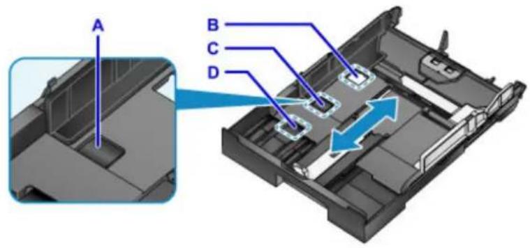 CANON Maxify MB2120 - Adjusting the cassette to the Size of Paper Used - 1