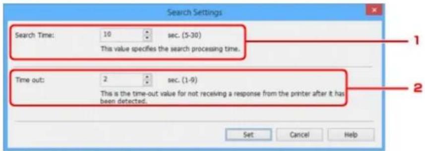 CANON Maxify MB2120 - Setting Criteria for Printer Search - 1