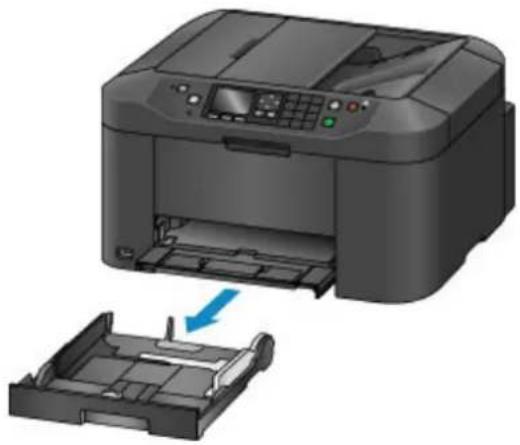CANON Maxify MB2120 - Pull out the cassette. - 1