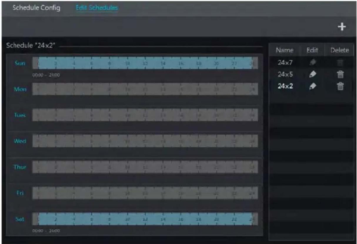 Monacor ELIPR-8 - Add Schedule - 1