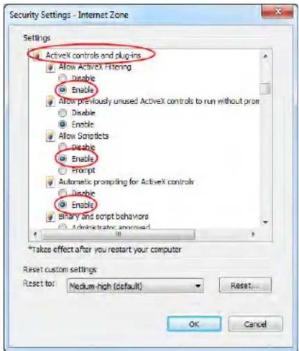 Monacor ELIPR-8 - Q10. ActiveX control cannot be downloaded. How can I do? - 3