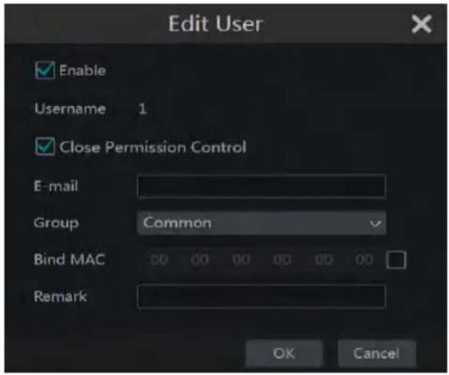 Monacor ELIPR-8 - Edit User - 2