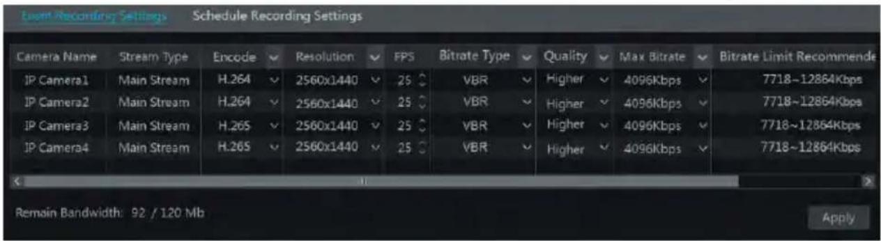 Monacor ELIPR-8 - Encode Parameters Setting - 1