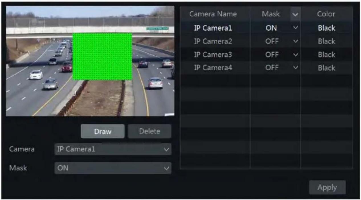 Monacor ELIPR-8 - Mask Settings - 1