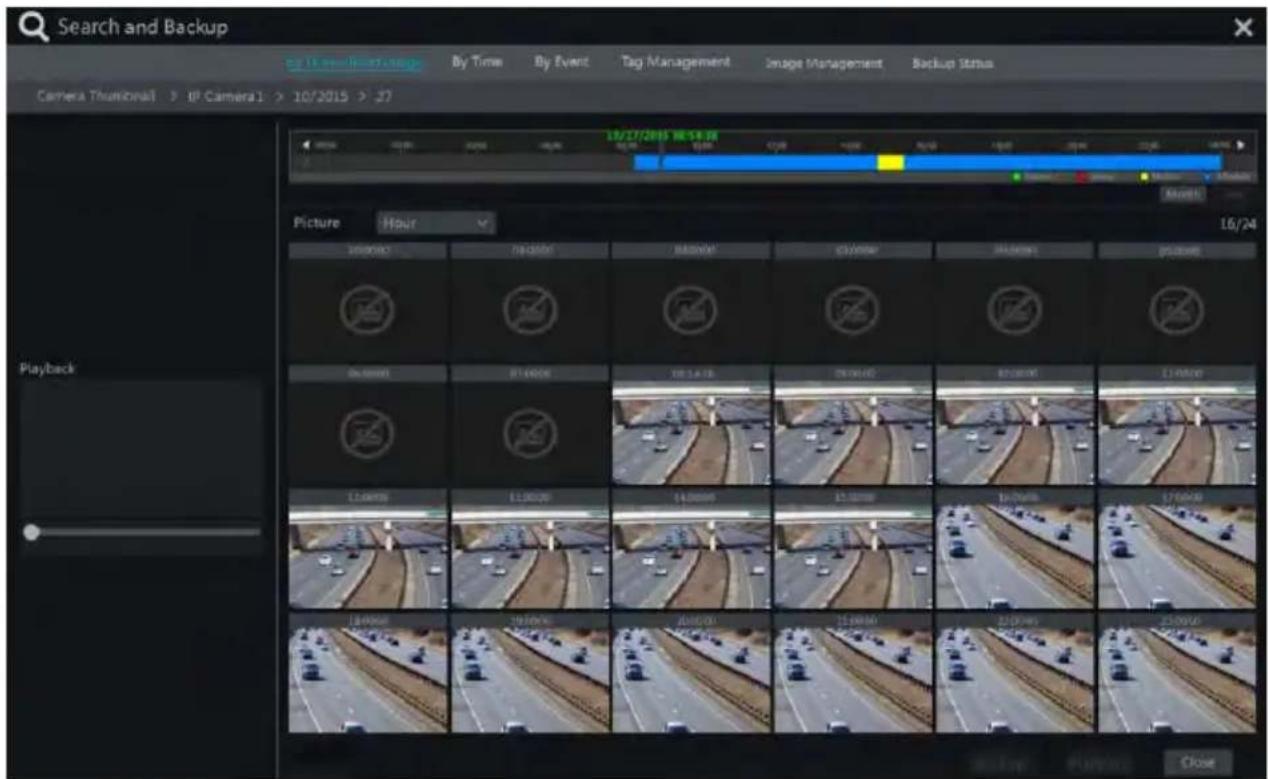 Monacor ELIPR-8 - Search, Playback & Backup by Time-sliced Image - 3