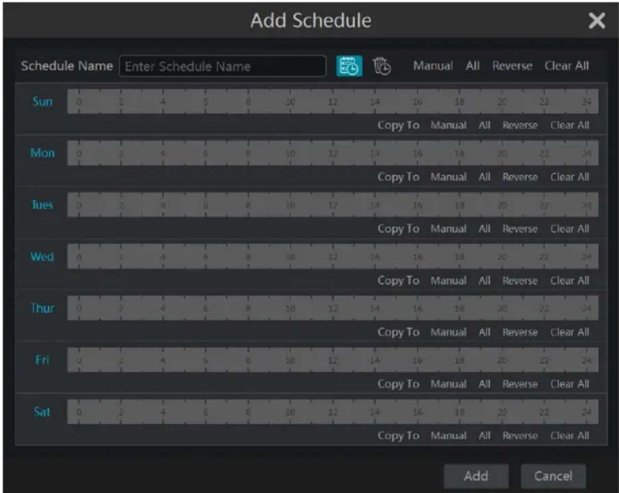 Monacor ELIPR-8 - Add Schedule - 2