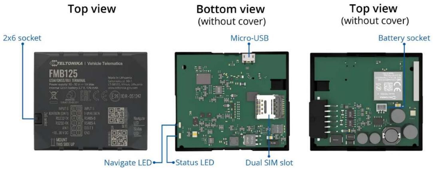 Teltonika FMB125 - Know your device - 1