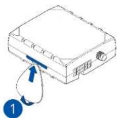 Teltonika FMB125 - How to insert SIM card and connect the battery - 1
