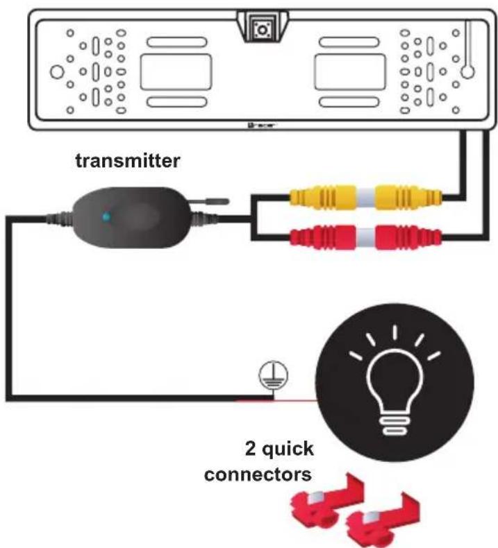transmitter 2 quick connectors