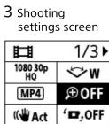 SONY HDR-AS300 - Setting - 3
