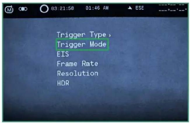 SiOnyx Aurora Pro Explorer - Trigger Mode - 2