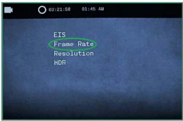 SiOnyx Aurora Pro Explorer - Setting the Frame Rate - 3