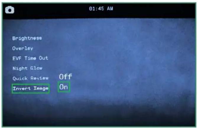 SiOnyx Aurora Pro Explorer - Invert Menu - 2