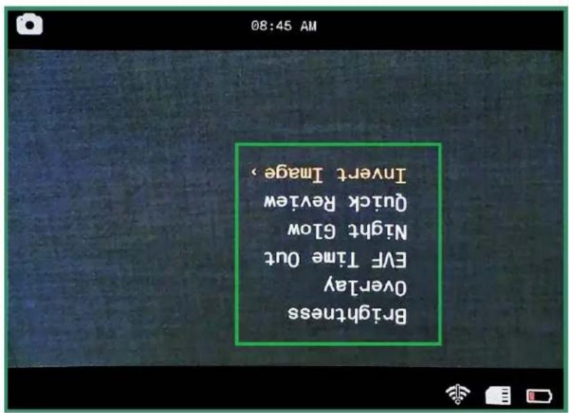 SiOnyx Aurora Pro Explorer - Invert Menu - 3