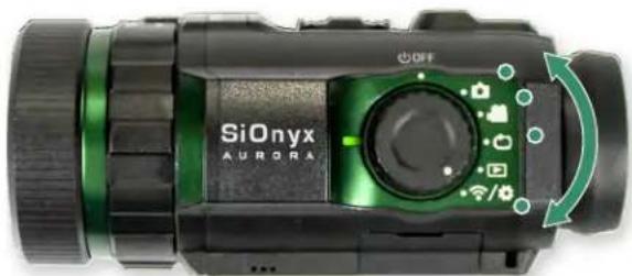 SiOnyx Aurora Black - Viewing the Battery Charge - 1