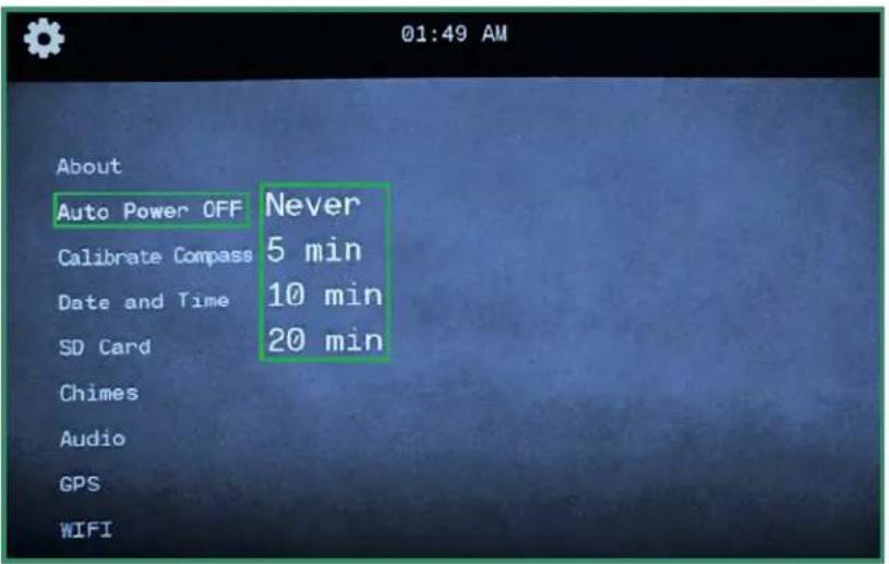 SiOnyx Aurora Black - Chapter 4. WIFI/Settings Mode - 1