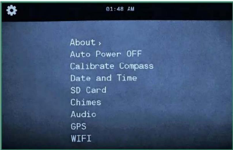 SiOnyx Aurora Black - Chapter 4. WIFI/Settings Mode - 2