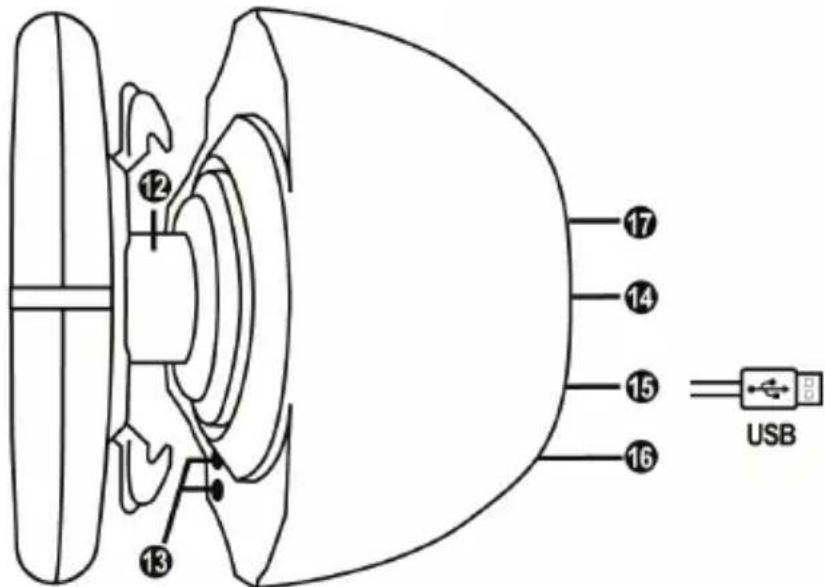 12 17 14 15 USB 13 16