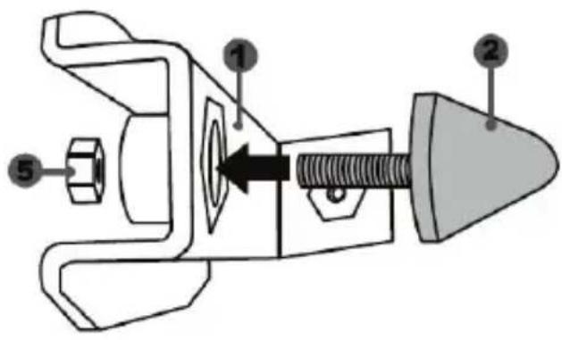 THRUSTMASTER T150 Pro - Installer la butée conique (MOD « conical RUBBER BRAKE ») - 1