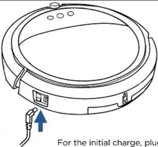 BISSELL SmartClean 2274N - Initial Charging of the Battery: AC/DC Adaptor - 3