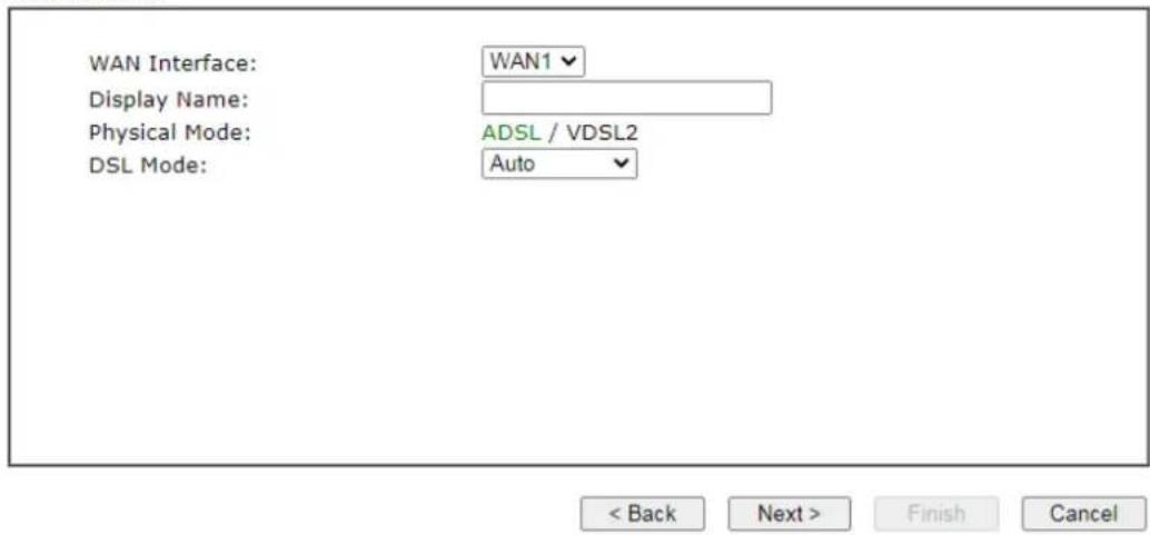 Draytek Vigor 2620L - I-6-2 WAN1 (ADSL/VDSL2) - 1