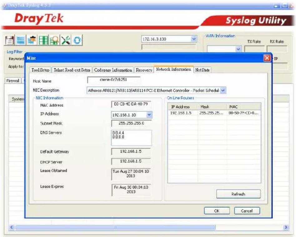 Draytek Vigor 2620L - VI-1-6 Syslog/Mail Alert - 4