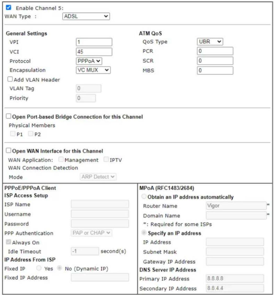 Draytek Vigor 2620L - Note: - 1