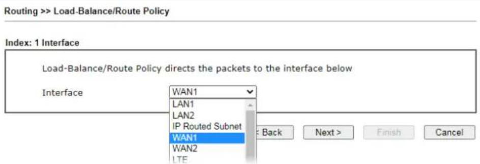 Draytek Vigor 2620L - II-6-2 Route Policy - 4