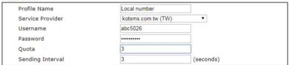Draytek Vigor 2620L - A-1 How to Send a Notification to Specified Phone Number via SMS Service in WAN Disconnection - 1