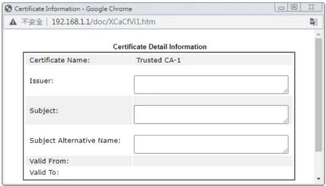 Draytek Vigor 2620L - Import X509 Trusted CA Certificate - 2