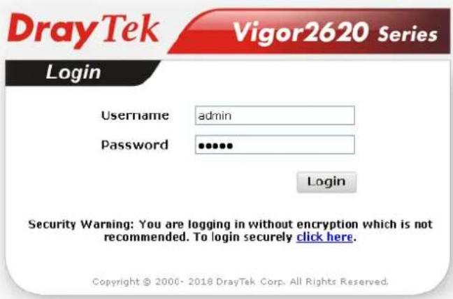 Draytek Vigor 2620L - I-8 Registering Vigor Router - 1