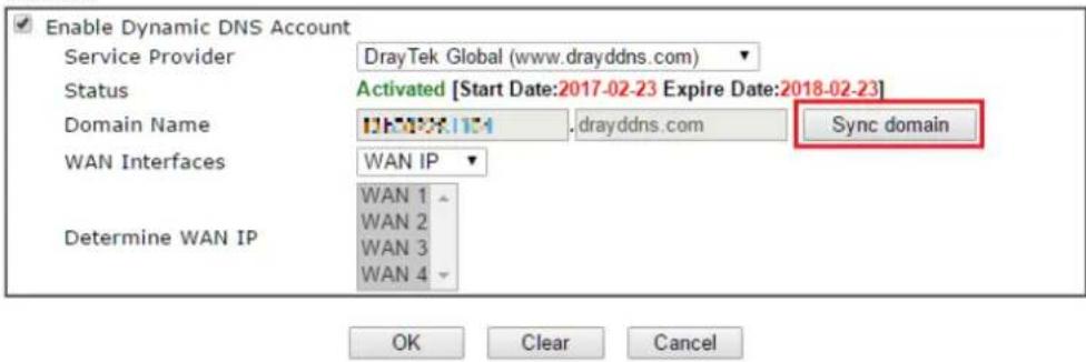 Draytek Vigor 2620L - Modify Domain Name - 4