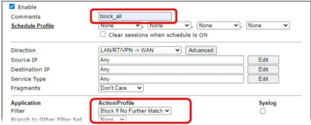 Draytek Vigor 2620L - A-1 How to Configure Certain Computers Accessing to Internet - 3