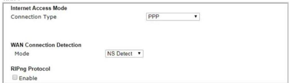 Draytek Vigor 2620L - II-2-2-9 Details Page for IPv6 – PPP - 1