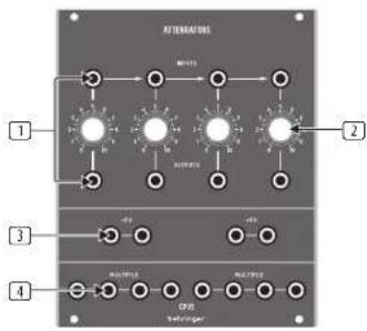 BEHRINGER CP35 Attenuators - Installation - 1