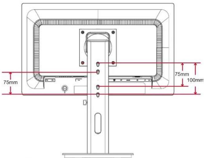 VIEWSONIC VG2753 - Wandinstallation (optional) - 2