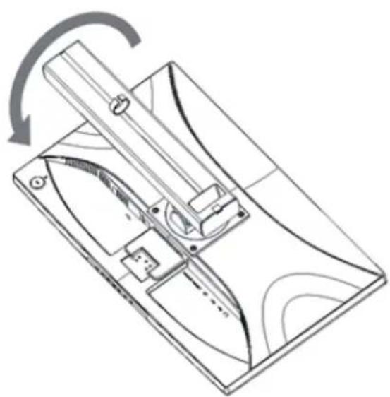 VIEWSONIC XG2530 - Basis anbringen B. Basis entfernen - 1