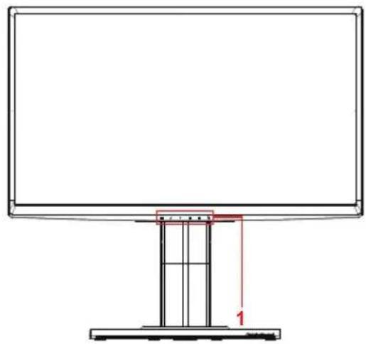 VIEWSONIC XG2530 - Vorderseite B. Linke und rechte Seite - 1